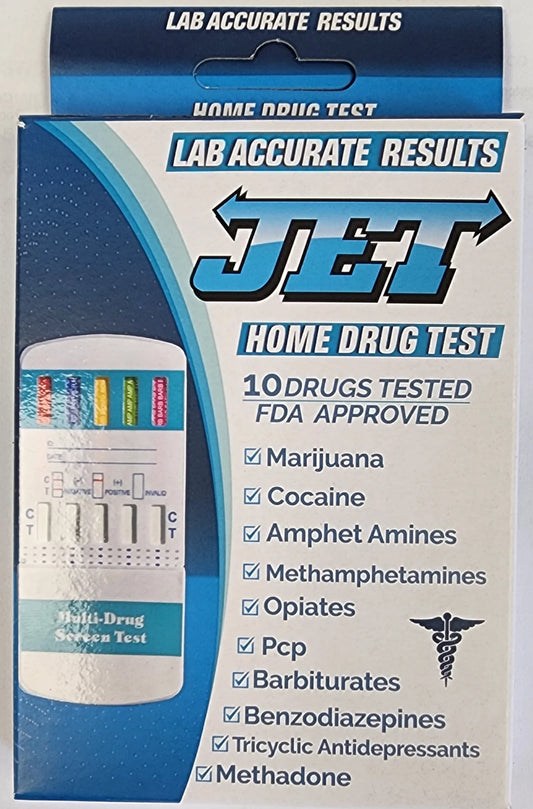 JET 10 PANEL HOME TEST 6 CT($9.99 EA)