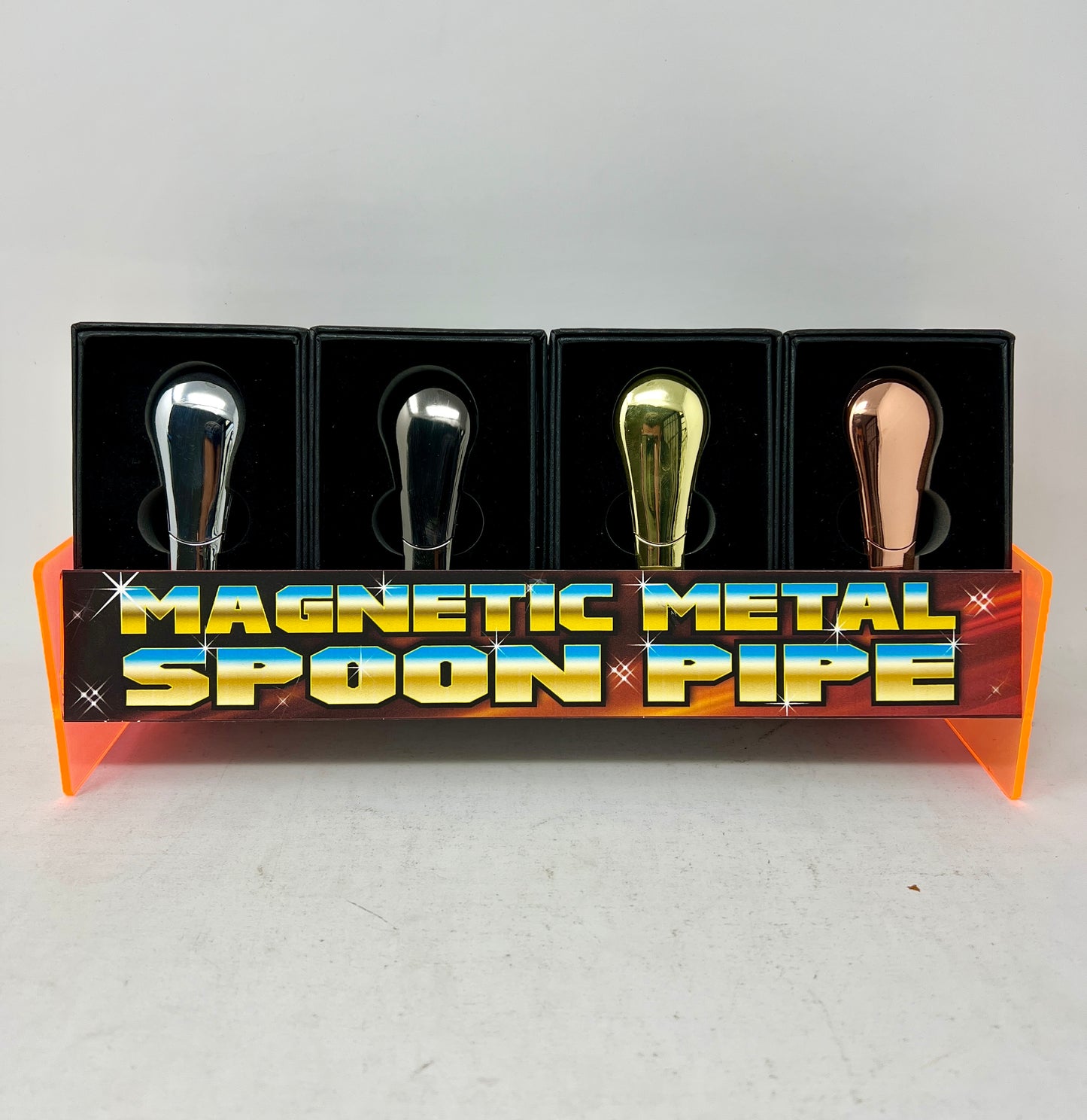 MAGNETIC METAL SPOON PIPE 12 CT ( $6.99 EA )