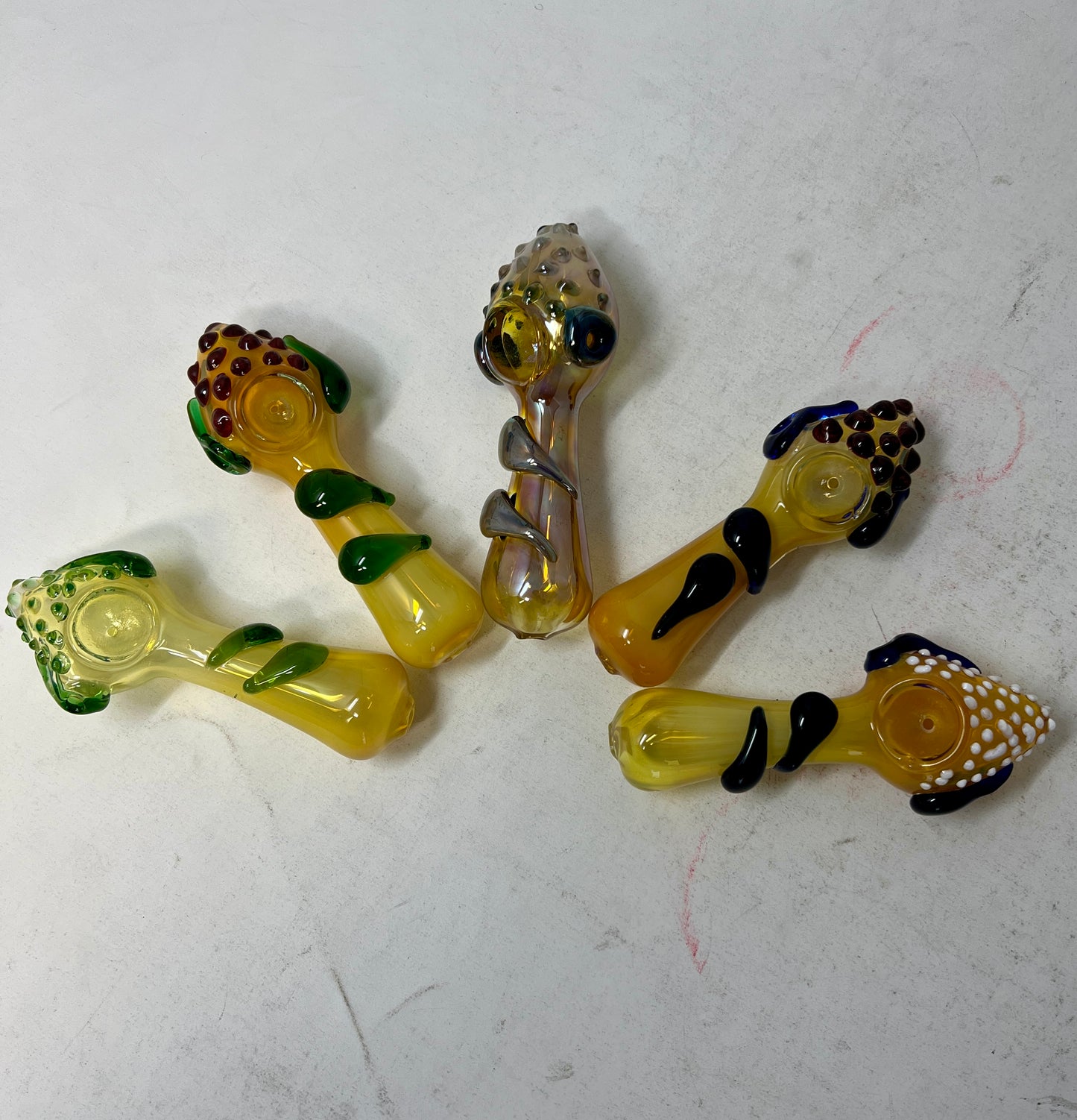 HAND PIPE HP1149 ASSORTED COLORS 10CT