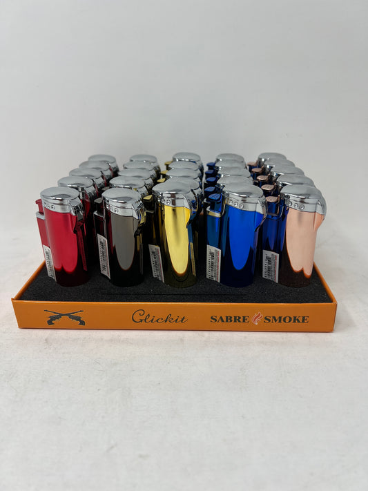 CLICKIT 4 FLAMES TORCHES 25 CT ( $ 6.99 EA )