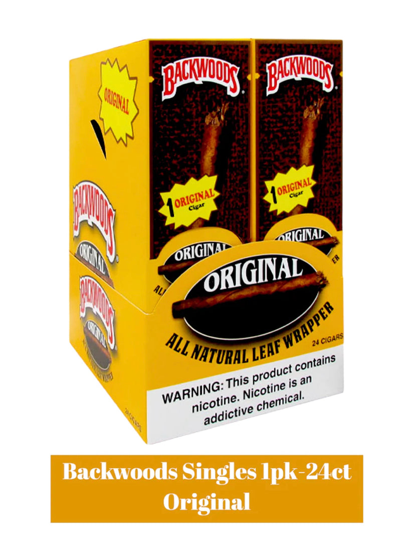 BACKWOODS CIGARS SINGLES 24 CT