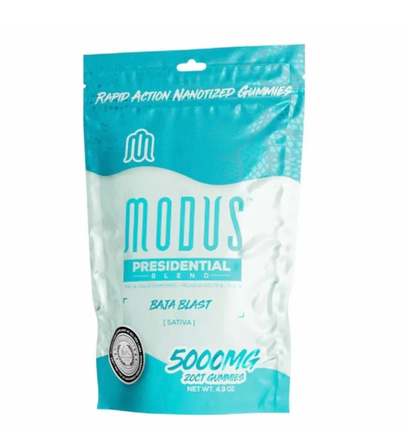 MODUS Presidential Blend 5000MG 20CT/Bag 5/Box THC-A Liquid Diamonds• Pegasus Delta 8• THC-V