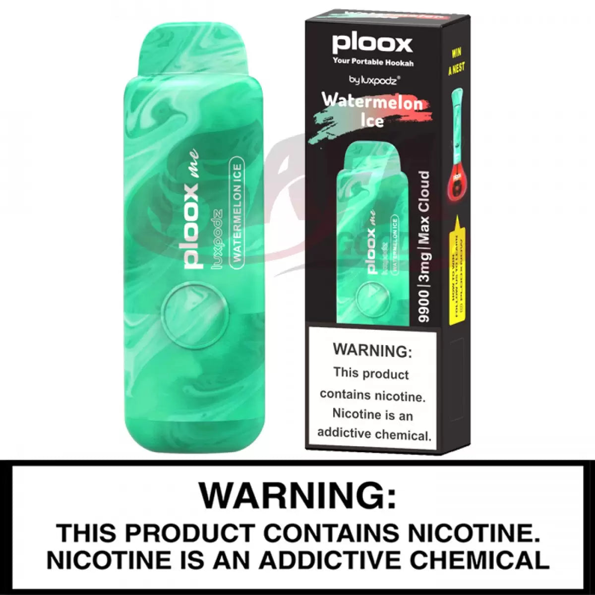 PLOOX DISPOSABLE FOR PORTABLE HOOKAH (75ML) 9.9K PUFFS 5CT/ BOX