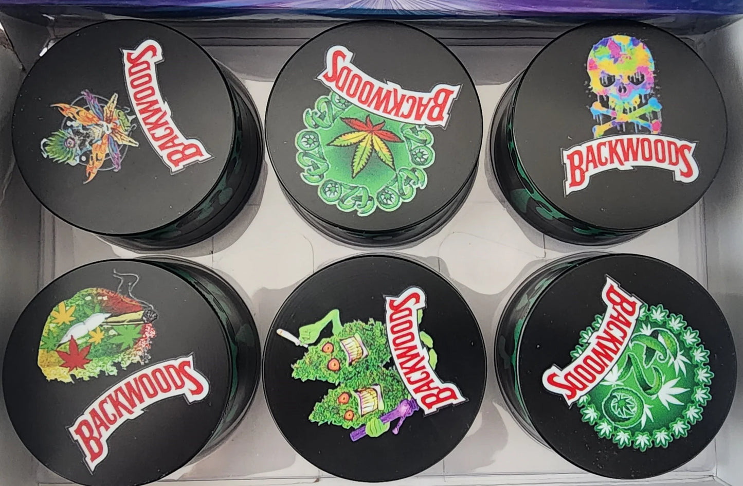 BACKWOODS 4 STAGE GRINDERS 6CT ( $7.99 EA)