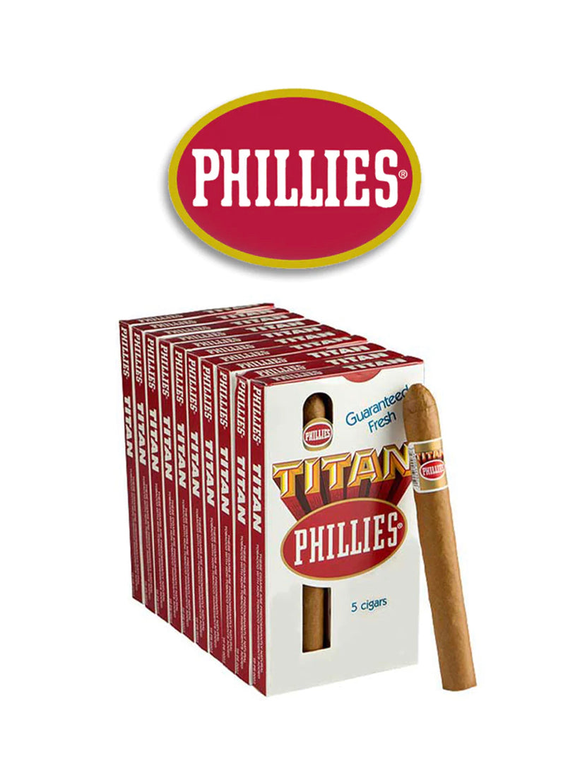 PHILLIES TITAN CIGARS 5PK- 10CT