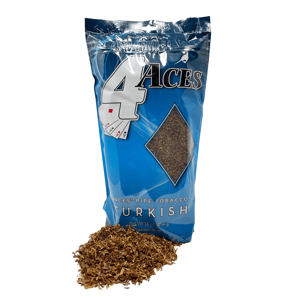 4 ACES PIPE TOBACCO - TURKISH (16 OZ)