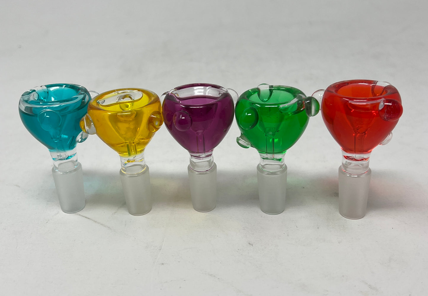 GLYCERIN GLASS-BOWL ASSORTED COLORS 10 CT ( $6.99 EA )