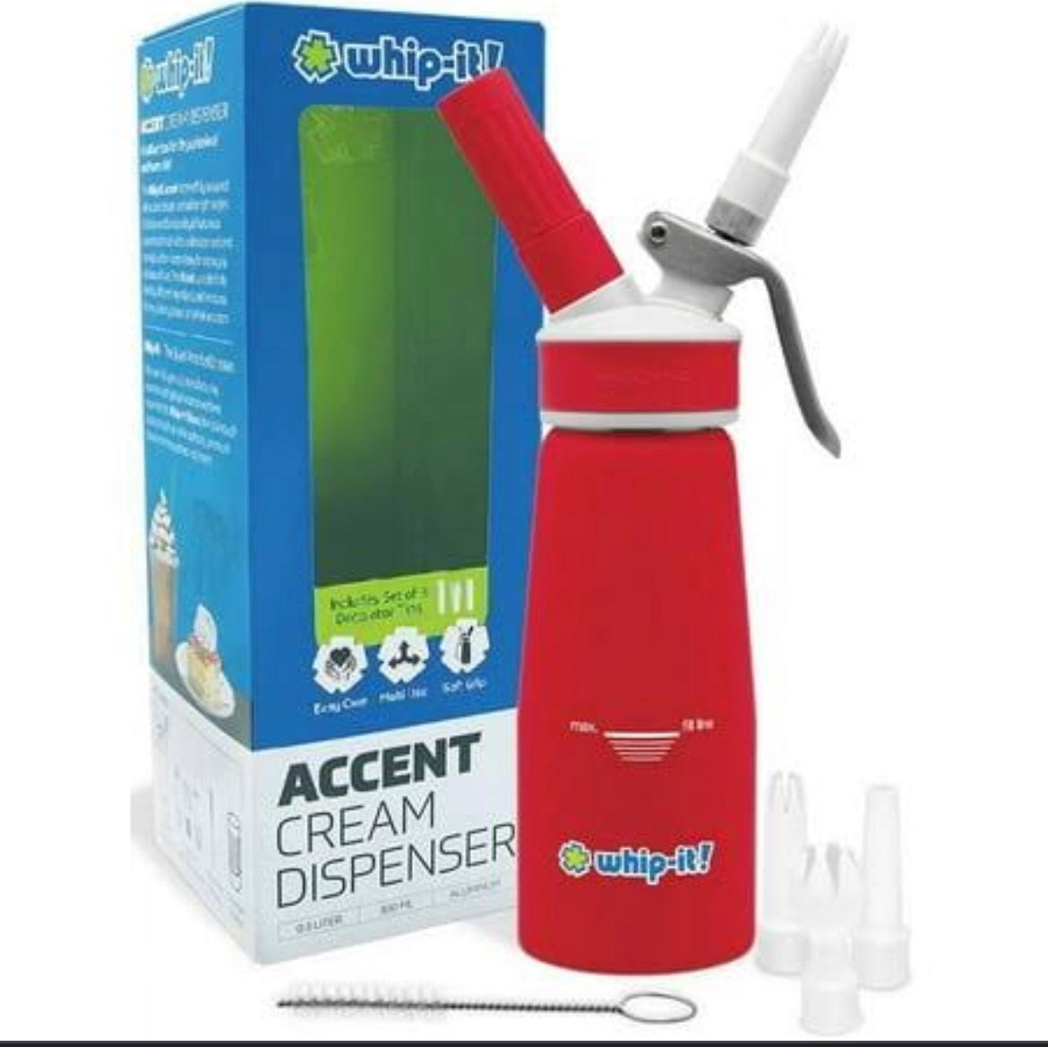 WHIP-IT ACCENT DISPENSER