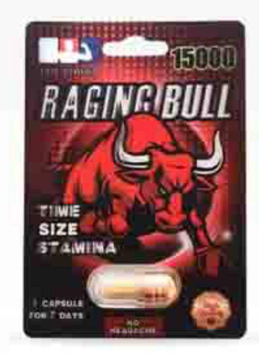 RAGING BULL 15000 SINGLE CAP 24 PK ($2.99 EA)