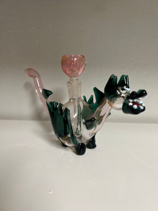 GLASS BONG DRAGON BUBBLER - 007