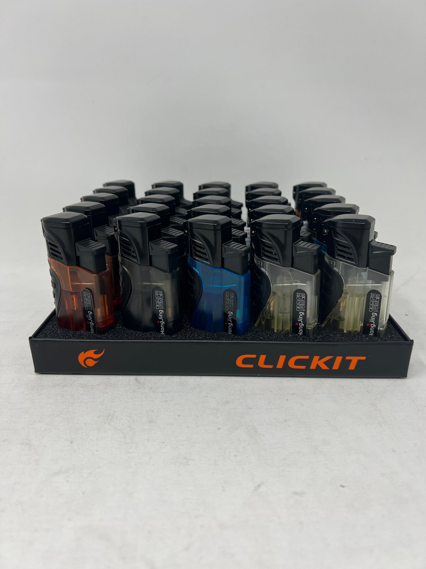 CLICKIT TRPL FLAMES TORCH -104 25 CT ( $4.99 EA )