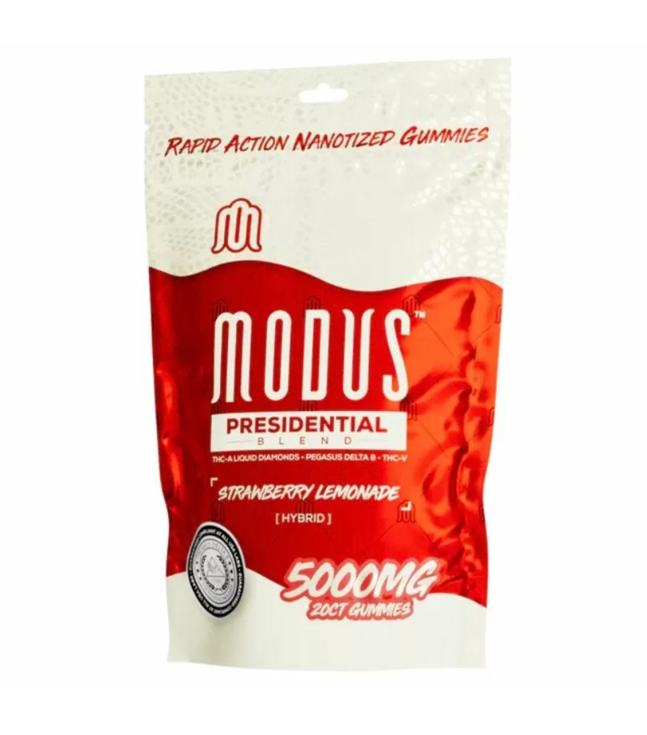 MODUS Presidential Blend 5000MG 20CT/Bag 5/Box THC-A Liquid Diamonds• Pegasus Delta 8• THC-V