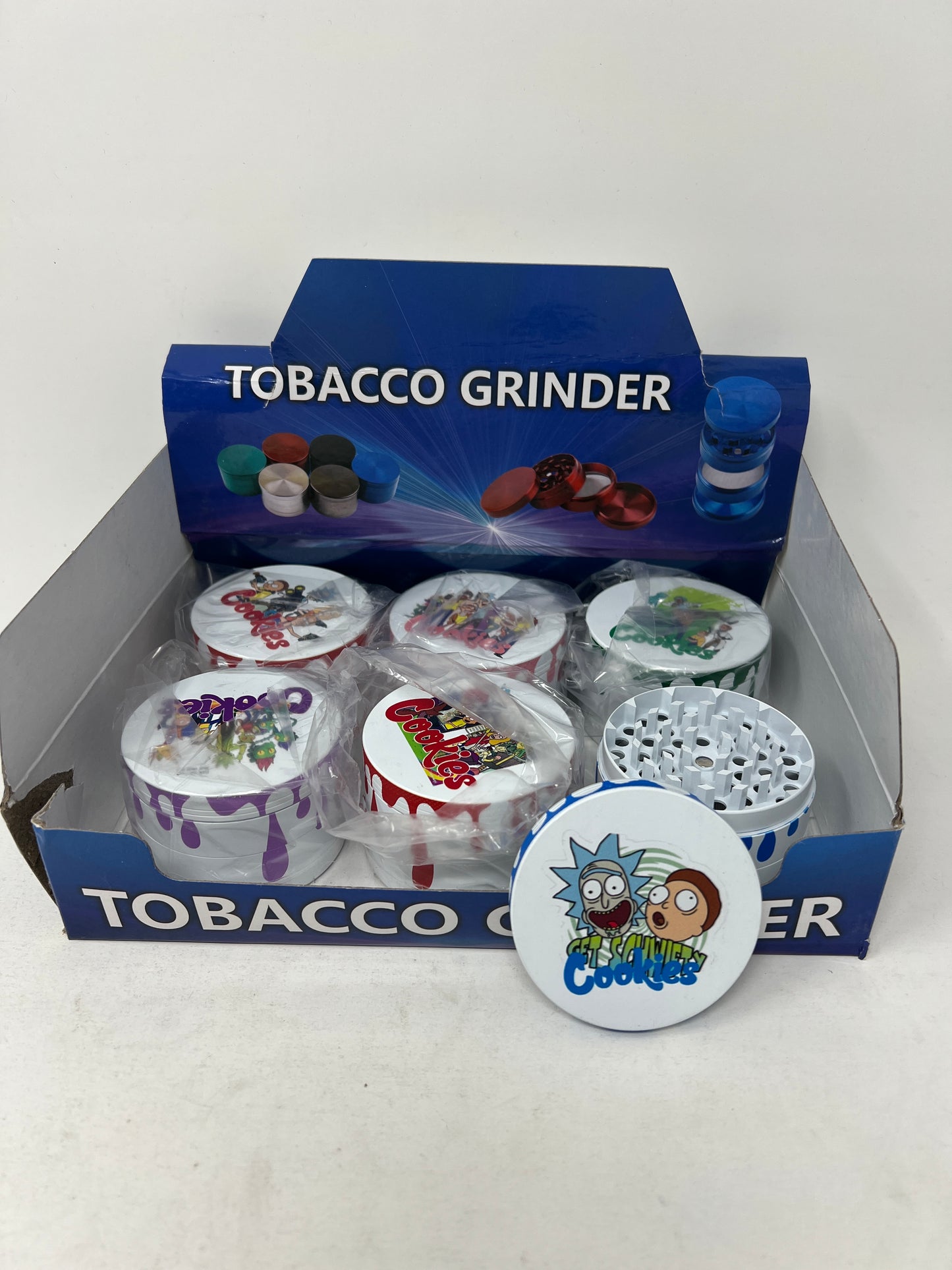 TOBACCO GRINDERS 6PCs ( $8.99 EA )