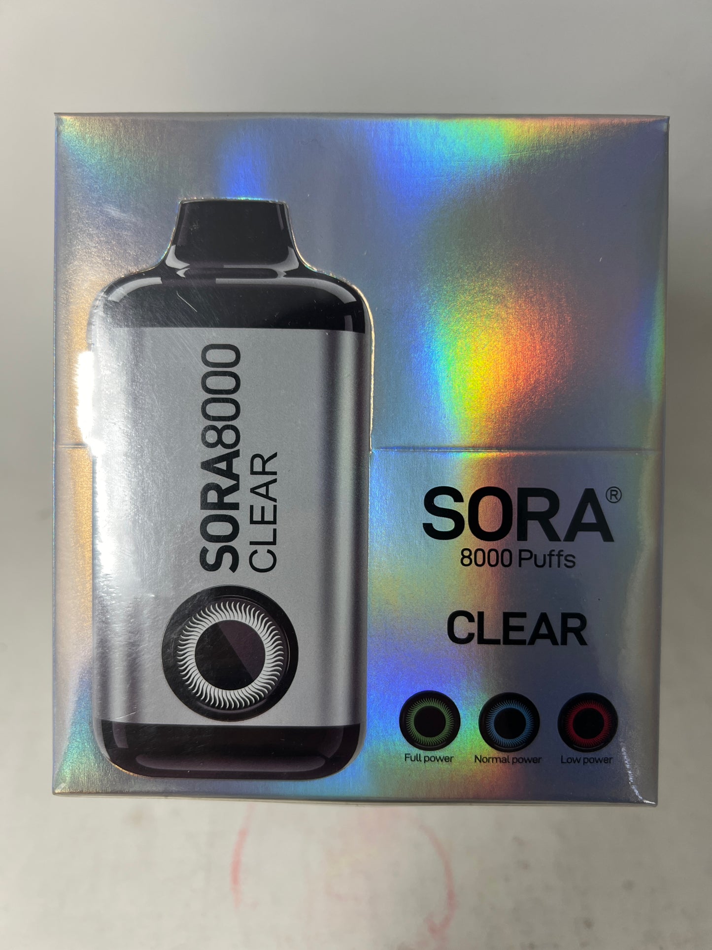 SORA DISPOSABLE VAPE 8000 PUFFS 5CT