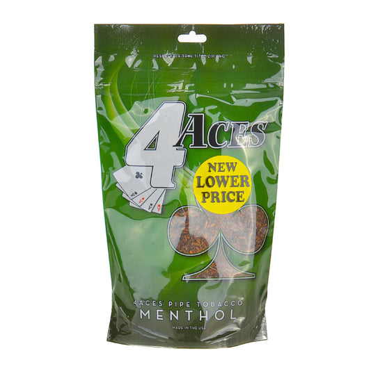 4 ACES PIPE TOBACCO - MENTHOL (6 OZ)