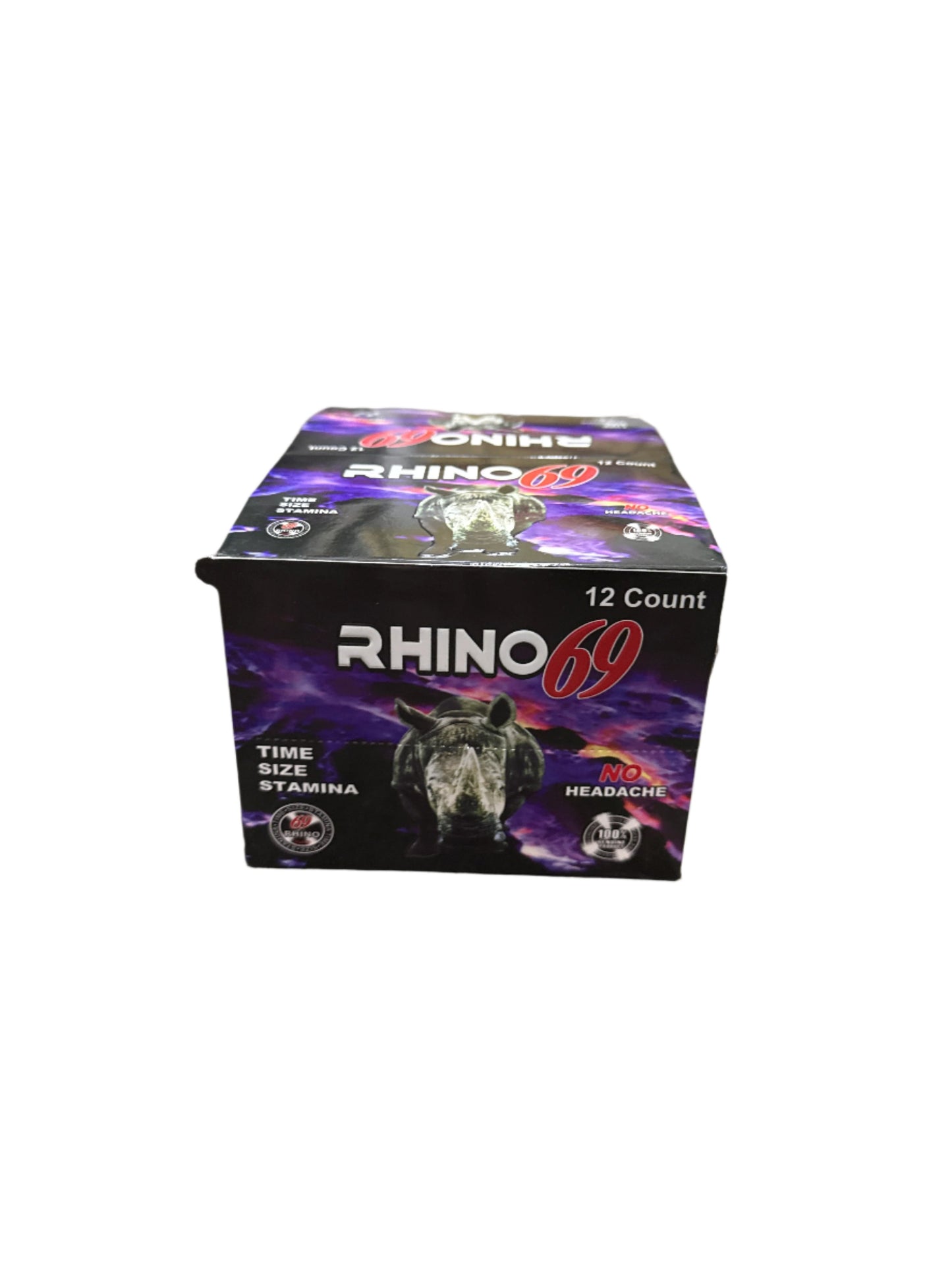 RHINO 69 PURPLE & BLACK MALE ENHANCEMENT SHOTS 12ct/Box