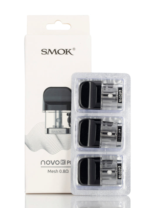 SMOK NOVO 3 POD MESH 0.8ohm  3 PCS