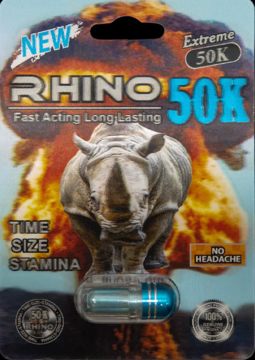 RHINO 50K SINGLE CAP 24 PK ($2.99 EA)