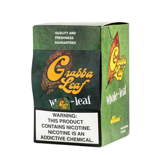 GRABBA LEAF WHOLE NATURAL 10PK