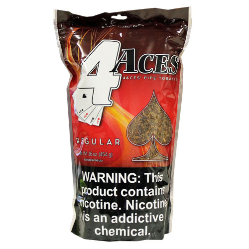 4 ACES PIPE TOBACCO - REGULAR (16 OZ)