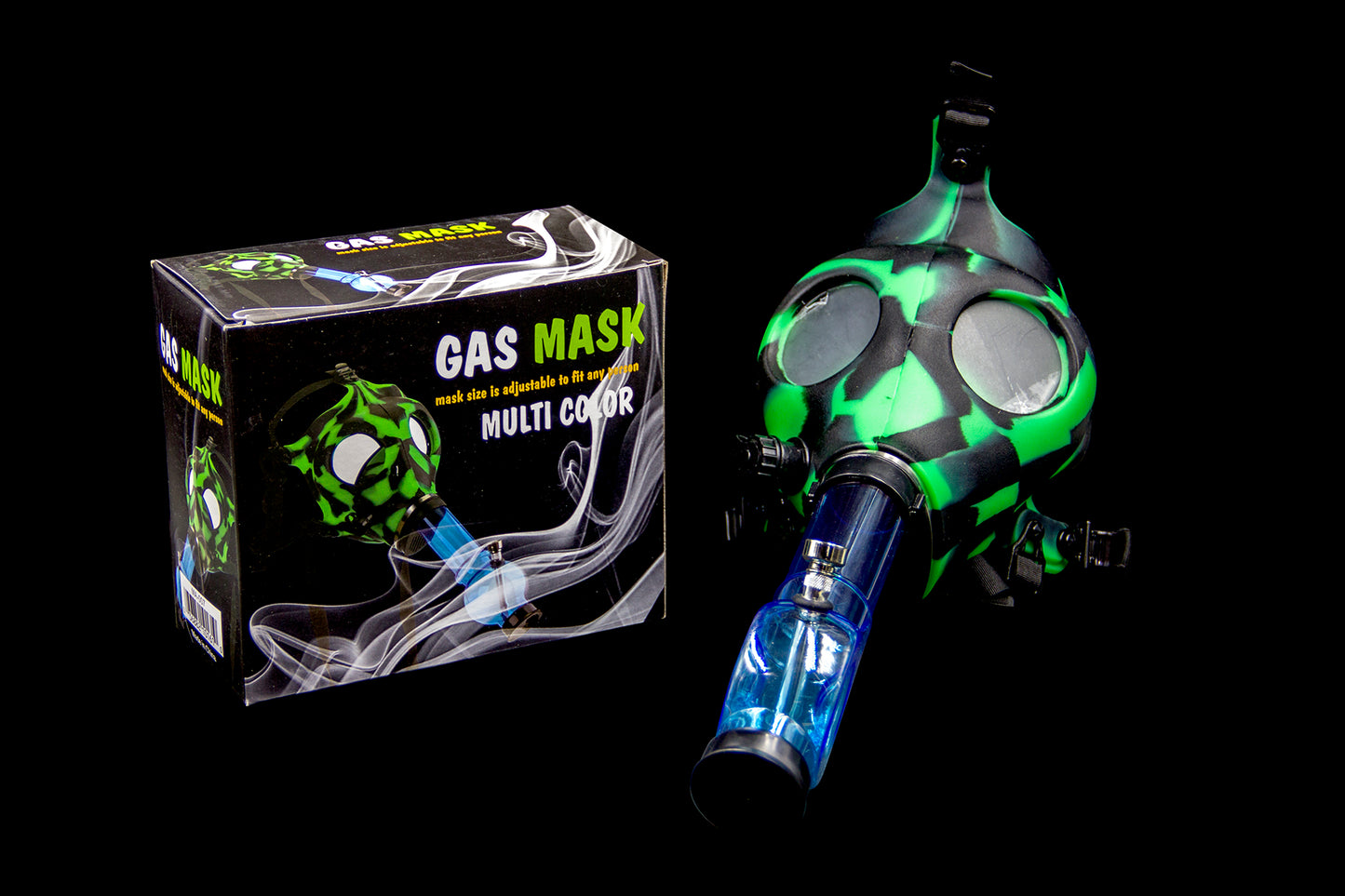 GAS MASK BONG MULTI COLOR MA-007