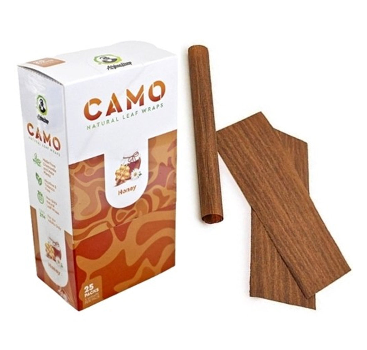 CAMO Natural Leaf Wraps 25Pk