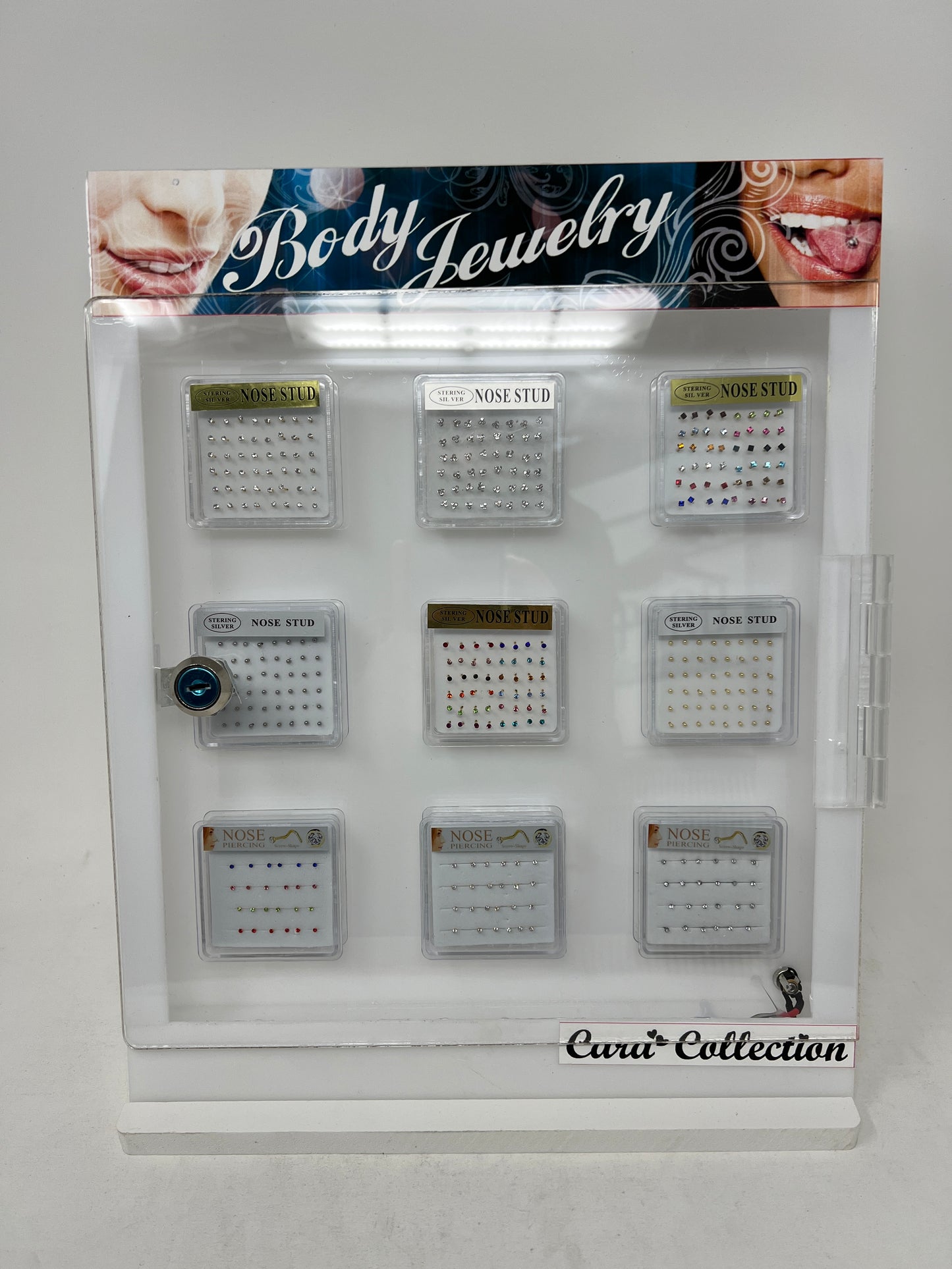 BODY JEWELRY CAVA COLLECTION DISPLAY $0.57 EA