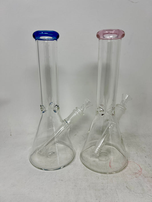 GLASS WATER BONG 10 IN - 2 COLORS