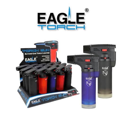 EAGLE TORCH PT101U GUN LIGHTER DISPLAY 15CT ($2.66 EA)