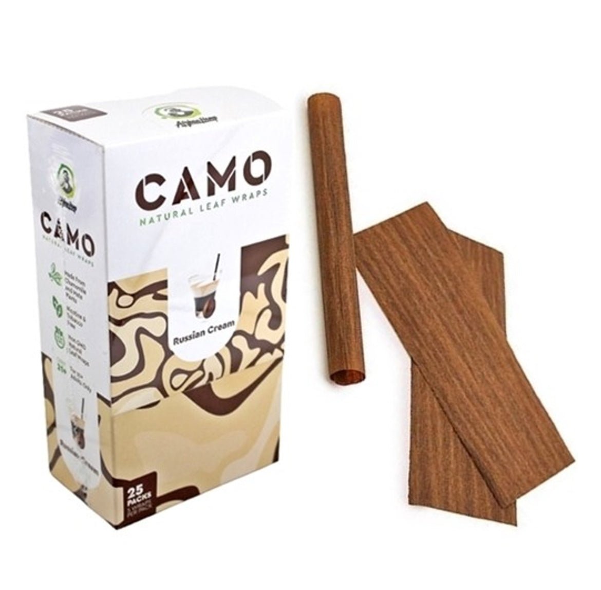 CAMO Natural Leaf Wraps 25Pk