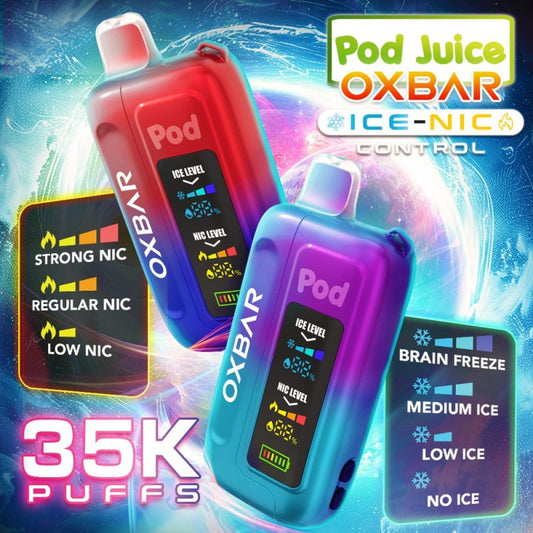 OXBAR X PODJUICE ICE-NIC 35k Puffs 5PK