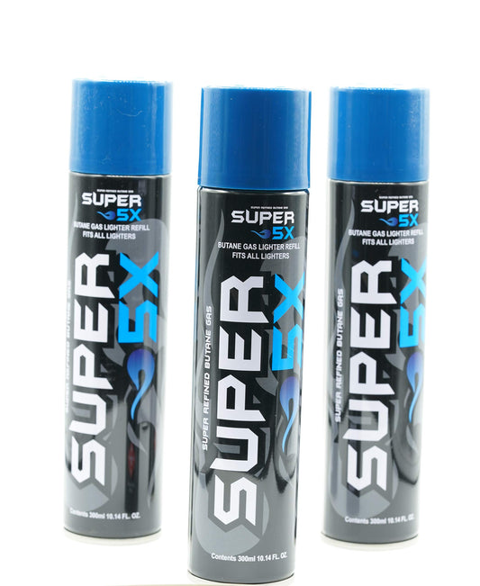 SUPER 5X BUTANE 300ml x12ct