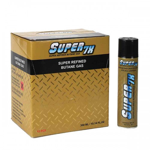 SUPER 7X BUTANE 300ml X 12ct