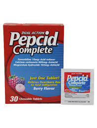 PEPCID COMPLETE 30 CHEWABLE TABLETS