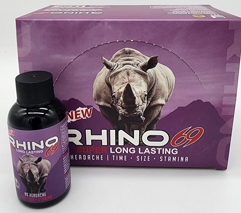 RHINO 69 PURPLE MALE ENHANCEMENT SHOTS 12ct/Box