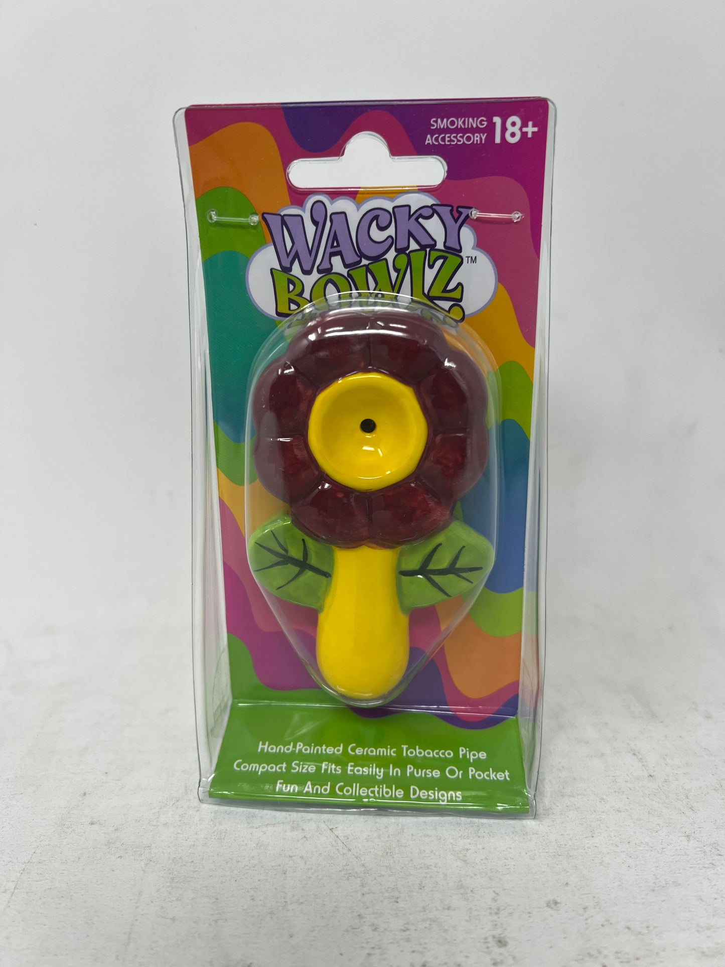 WACKY BOWLZ 3.5 INCH CERAMIC PIPE