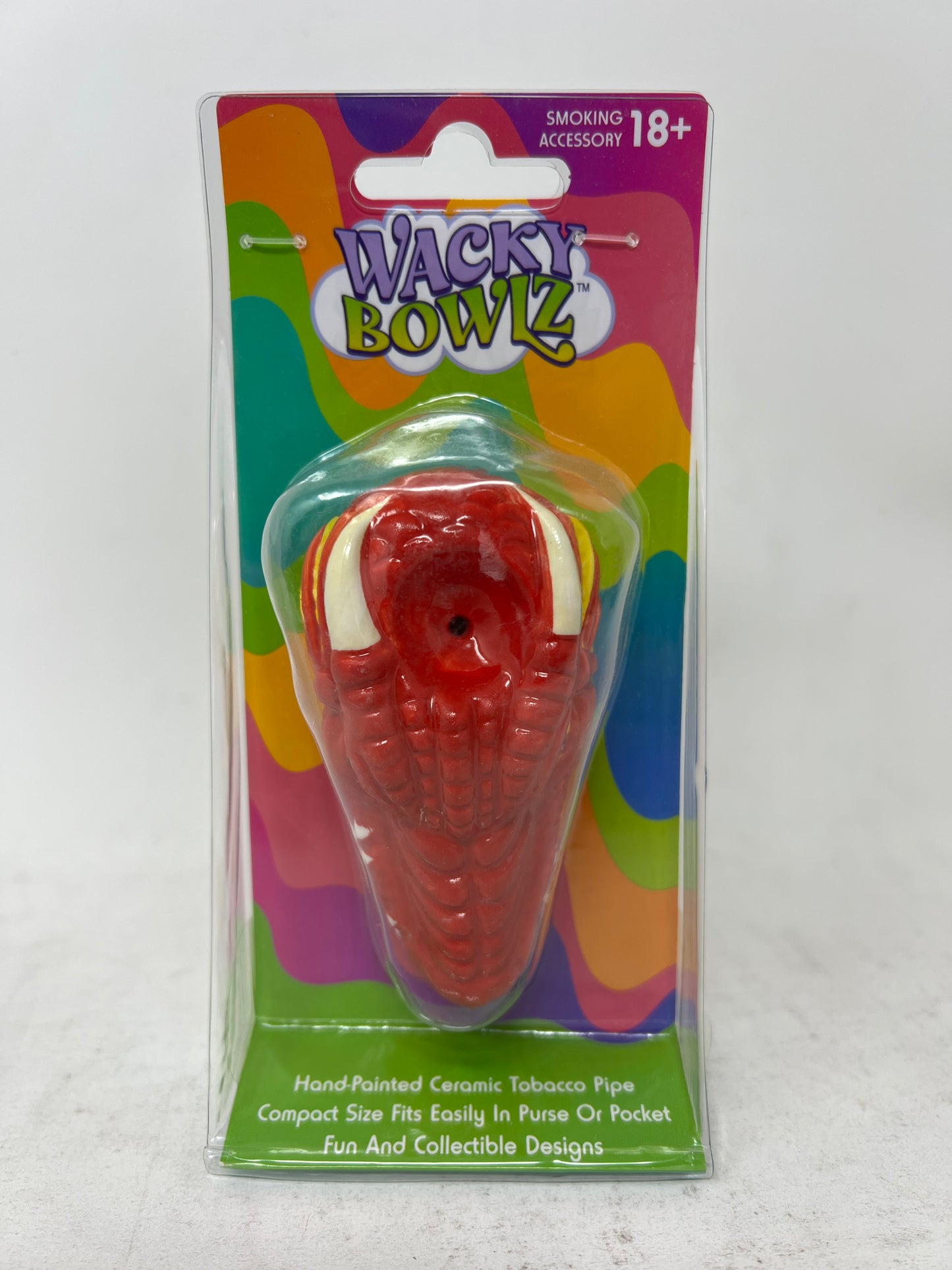 WACKY BOWLZ 3.5 INCH CERAMIC PIPE