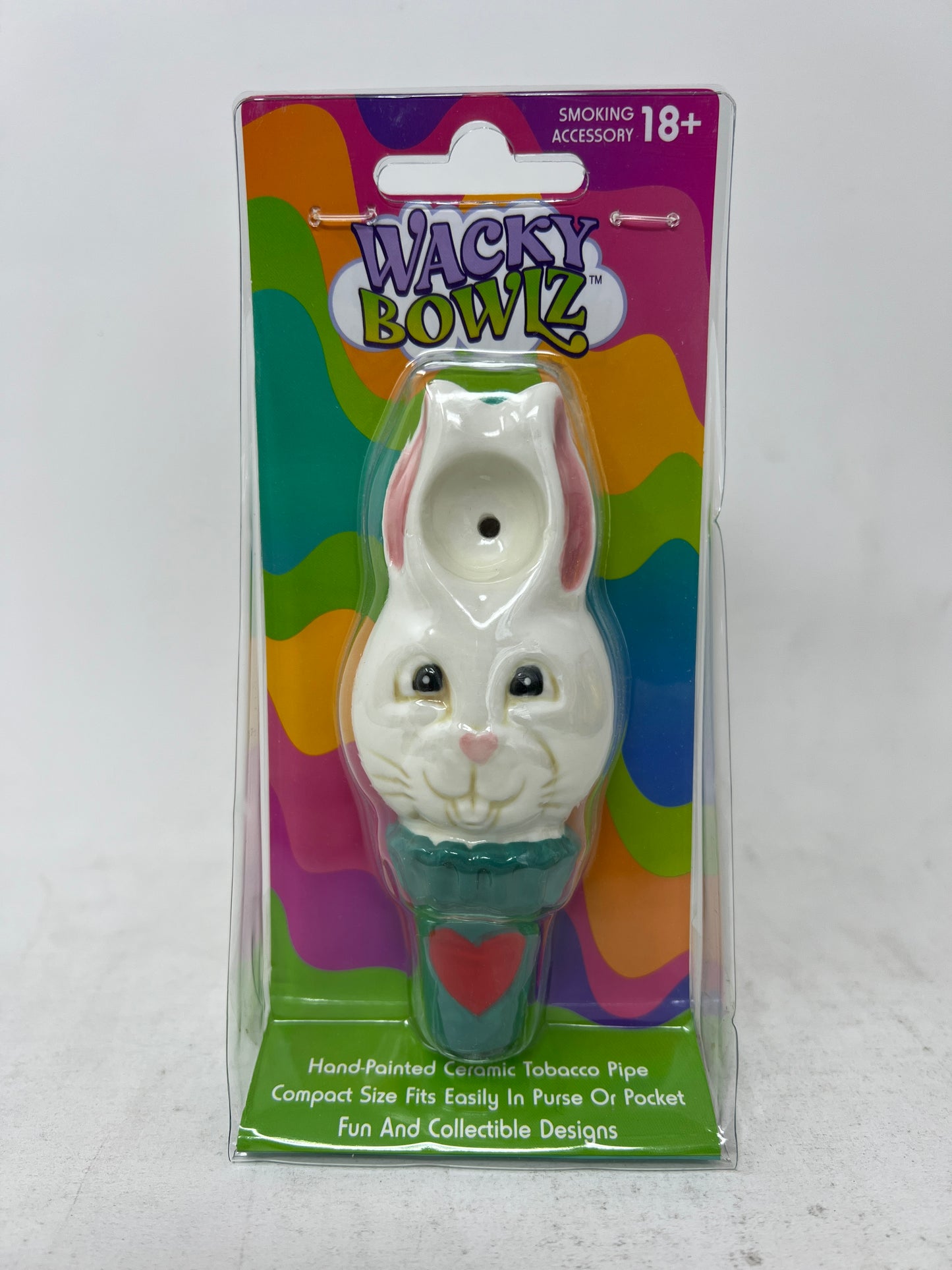 WACKY BOWLZ 3.5 INCH CERAMIC PIPE