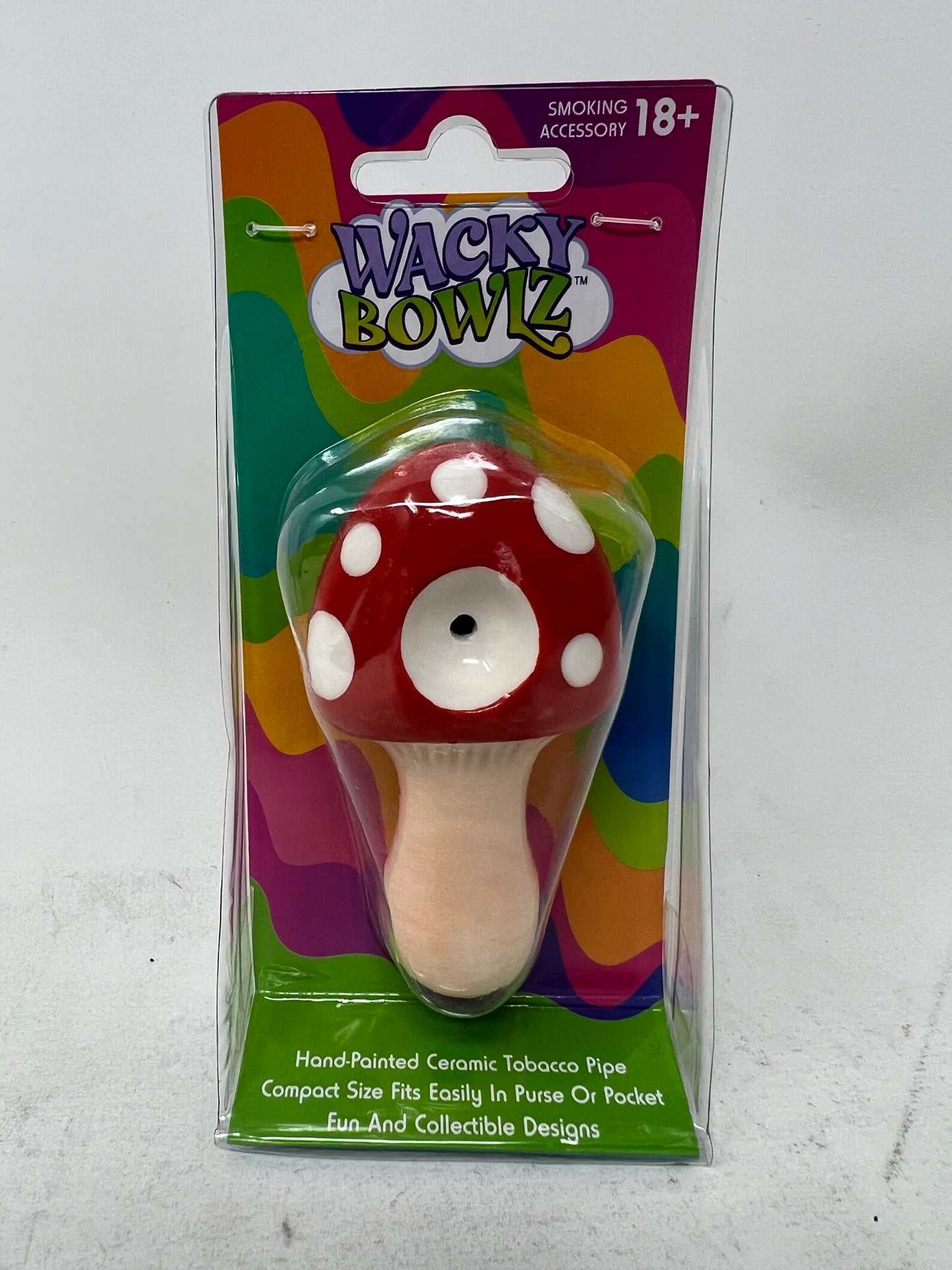 WACKY BOWLZ 3.5 INCH CERAMIC PIPE