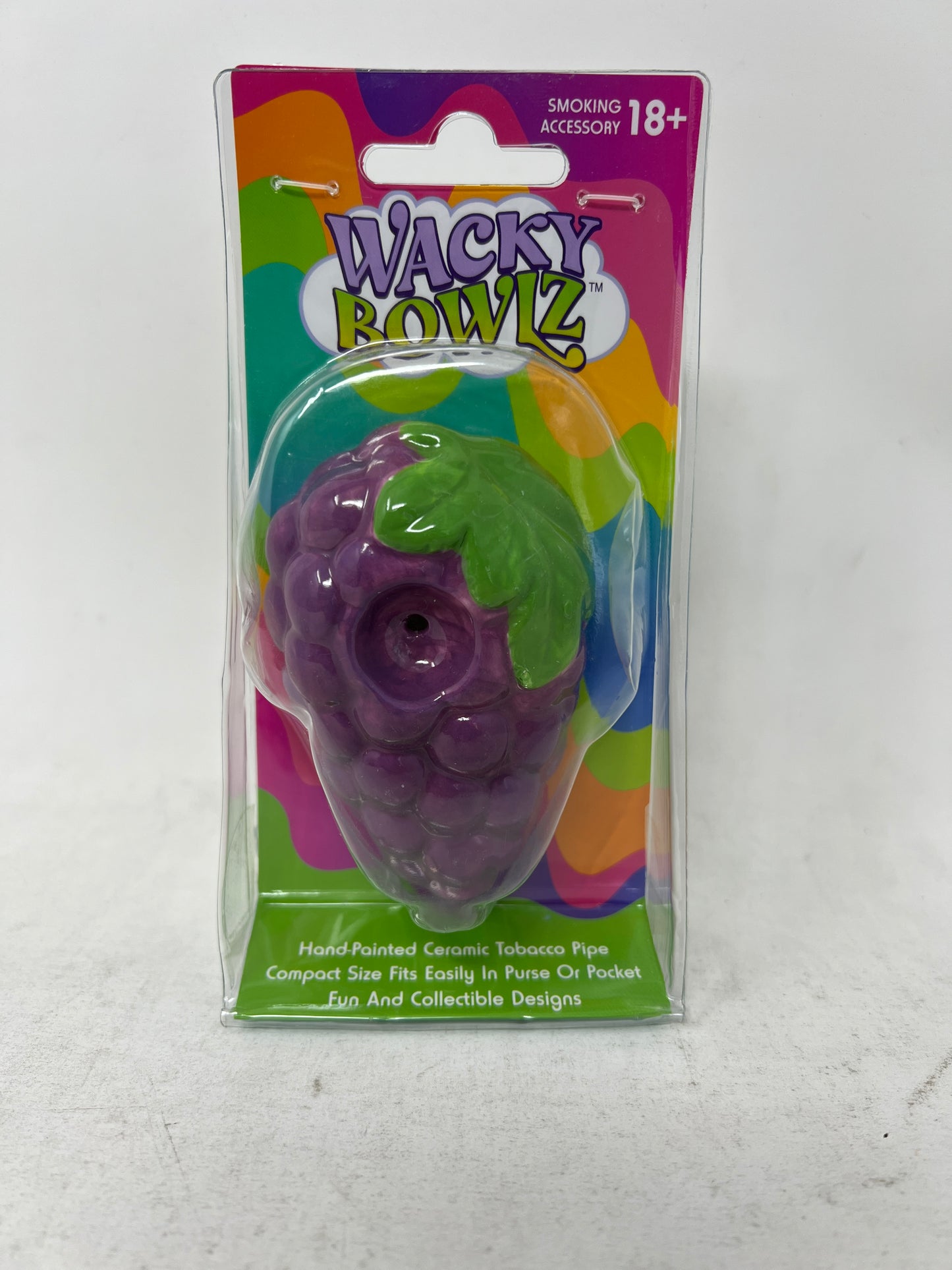 WACKY BOWLZ 3.5 INCH CERAMIC PIPE