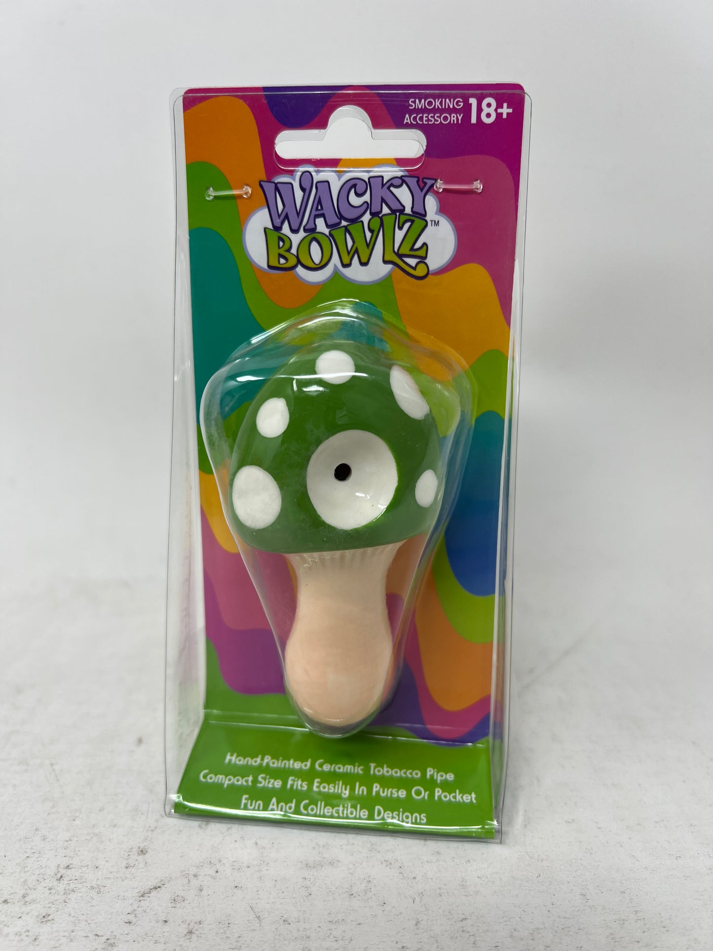 WACKY BOWLZ 3.5 INCH CERAMIC PIPE