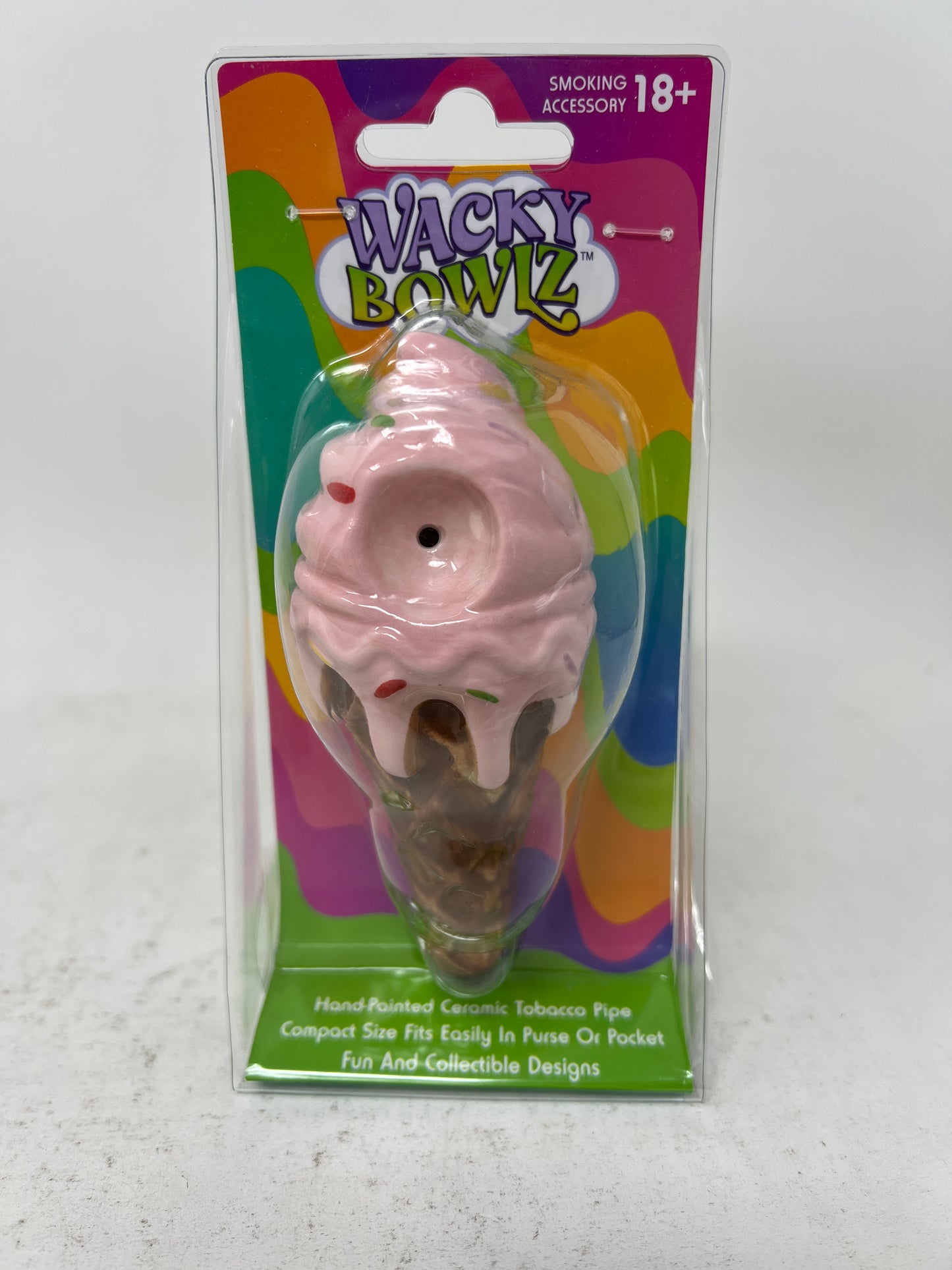 WACKY BOWLZ 3.5 INCH CERAMIC PIPE