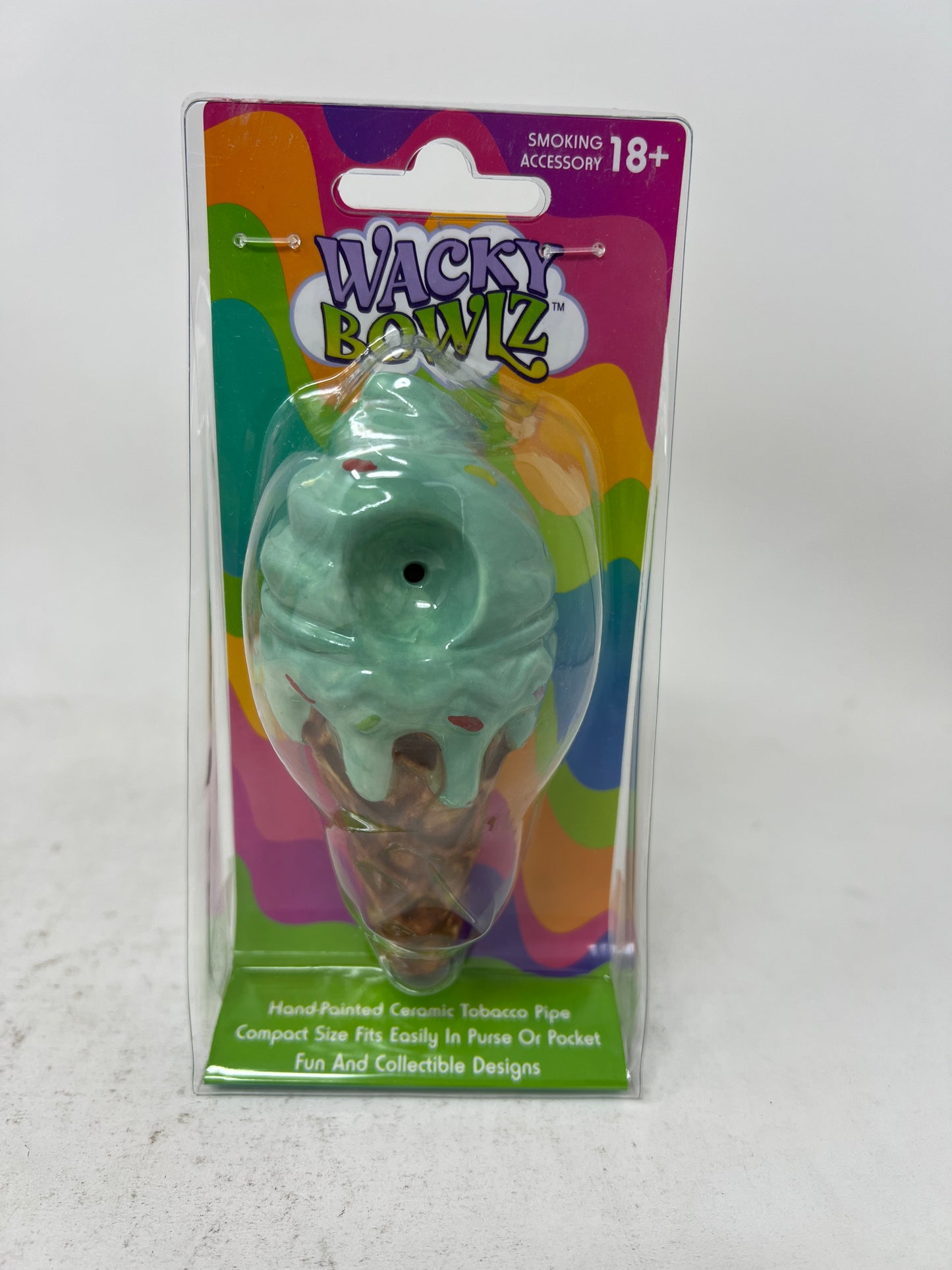 WACKY BOWLZ 3.5 INCH CERAMIC PIPE