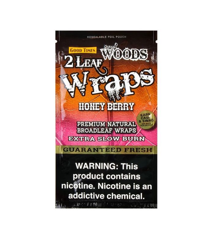 GOOD TIME WOODS LEAF WRAPS 60 CT