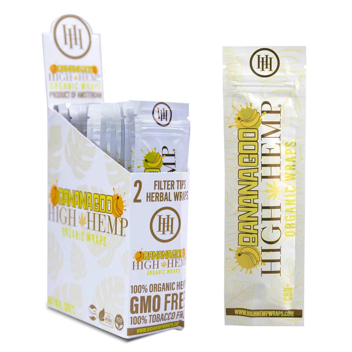 HIGH HEMP ORGANIC WRAPS - 25CT