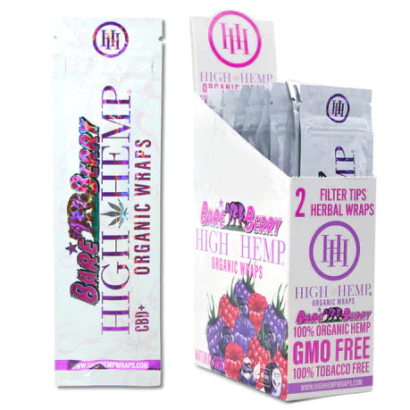 HIGH HEMP ORGANIC WRAPS - 25CT