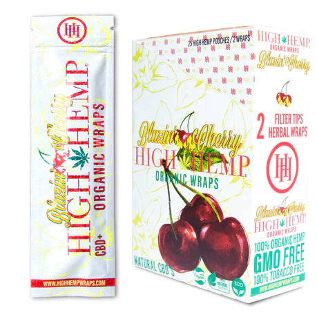 HIGH HEMP ORGANIC WRAPS - 25CT