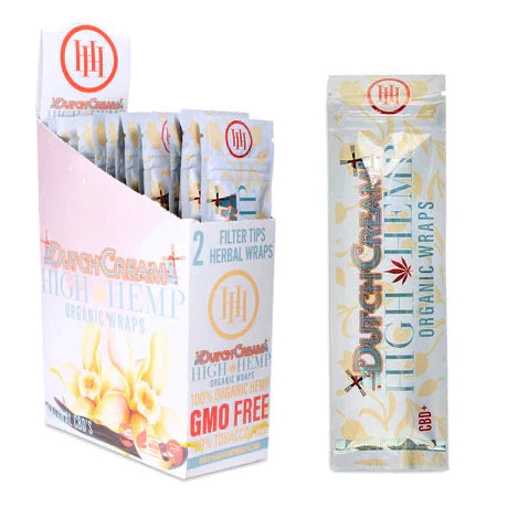 HIGH HEMP ORGANIC WRAPS - 25CT