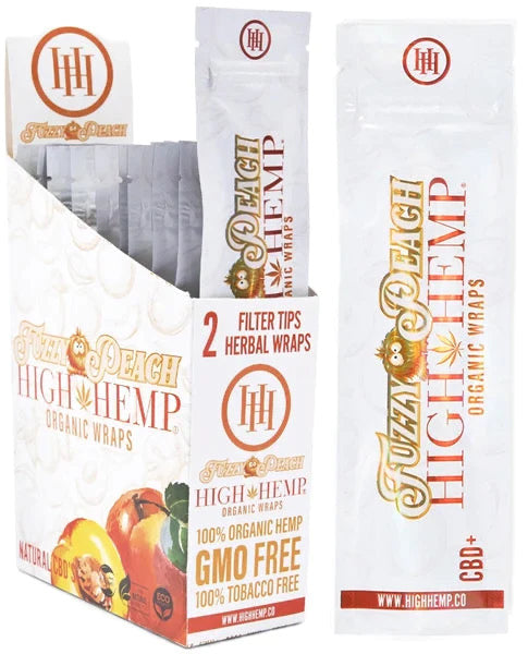 HIGH HEMP ORGANIC WRAPS - 25CT