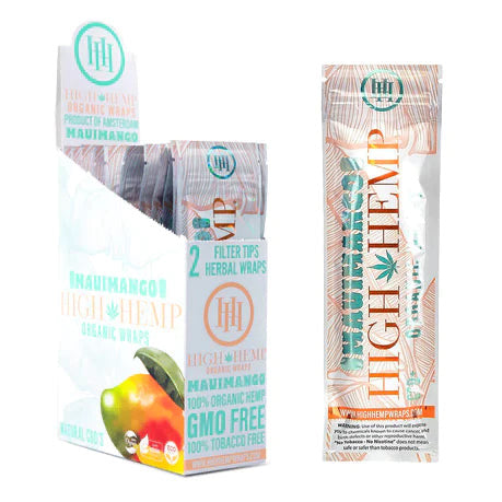 HIGH HEMP ORGANIC WRAPS - 25CT